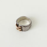 エルメス ヴィンテージ メキシコ コルセット ダブル 18K × SV925 指輪 リング シルバー925 18金 コンビ 52サイズ / 11.5号 - NEWSED