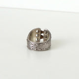 エルメス ヴィンテージ メキシコ コルセット ダブル 18K × SV925 指輪 リング シルバー925 18金 コンビ 52サイズ / 11.5号 - NEWSED