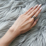 エルメス ヴィンテージ メキシコ コルセット ダブル 18K × SV925 指輪 リング シルバー925 18金 コンビ 52サイズ / 11.5号 - NEWSED