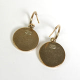 シャネル ココマーク サークル フープ ピアス GP ブラック