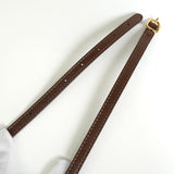 グッチ ジャッキー 1961 GGスプリーム / レザー 2way ミニ ハンドバッグ ショルダーバッグ ブラウン - NEWSED