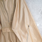 アイゾッド ラコステ ヴィンテージ 1970's 糸巻きタグ アノラックパーカー ナイロンジャケット ロゴパッチ ベージュ - NEWSED