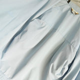 アイゾッド ラコステ 1970's ヴィンテージ 糸巻きタグ ブルゾン ドリズラージャケット ロゴパッチ パステルブルー - NEWSED