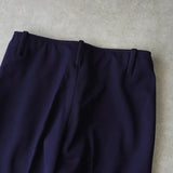 シュミーズ ラコステ 1970's ロゴパッチ フレアスラックス ネイビー - NEWSED