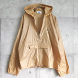 アイゾッド ラコステ ヴィンテージ 1970's 糸巻きタグ アノラックパーカー ナイロンジャケット ロゴパッチ ベージュ - NEWSED