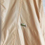 アイゾッド ラコステ ヴィンテージ 1970's 糸巻きタグ アノラックパーカー ナイロンジャケット ロゴパッチ ベージュ - NEWSED