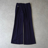 シュミーズ ラコステ 1970's ロゴパッチ フレアスラックス ネイビー - NEWSED