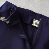 シュミーズ ラコステ 1970's ロゴパッチ フレアスラックス ネイビー - NEWSED