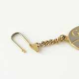 グッチ プラス 1970's〜1980's ヴィンテージ ギャランティー メダル チャーム ストラップ シルバー / ゴールド コンビ - NEWSED