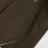 イヴ サンローラン 1990's ヴィンテージ ウール ダブル チェスターコート モカブラウン - NEWSED