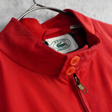 アイゾッド ラコステ 1990's ヴィンテージ 中綿ジャケット ブルゾン ロゴパッチ レッド - NEWSED