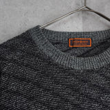 イヴ サンローラン 1990's ヴィンテージ 総柄 ニット グレー - NEWSED