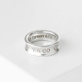 ティファニー 1990's ヴィンテージ 1837 ナロー シルバー925 指輪 リング 10.5号 - NEWSED