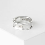 ティファニー 1990's ヴィンテージ 1837 ナロー シルバー925 指輪 リング 10.5号 - NEWSED