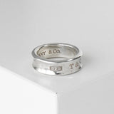 ティファニー 1990's ヴィンテージ 1837 ナロー シルバー925 指輪 リング 12.5号 - NEWSED