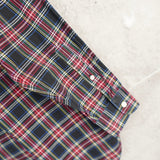 バーバリー 1990's ヴィンテージ 長袖シャツ ノバチェック ホースロゴ 刺繍 レッド / ブラック - NEWSED