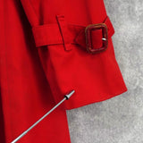 バーバリー 1990's ヴィンテージ ノバチェック裏地 トレンチコート レッド - NEWSED