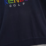 ケンゾー ゴルフ 1990's ヴィンテージ レインボーロゴ スウェット ネイビー - NEWSED