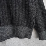 イヴ サンローラン 1990's ヴィンテージ 総柄 ニット グレー - NEWSED