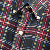 バーバリー 1990's ヴィンテージ 長袖シャツ ノバチェック ホースロゴ 刺繍 レッド / ブラック - NEWSED