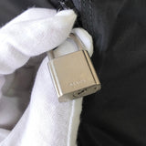 プラダ 1990's ヴィンテージ ポコノ テスート ナイロン サフィアーノレザー ボストンバッグ トライアングルロゴ ブラック - NEWSED