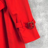 バーバリー 1990's ヴィンテージ ノバチェック裏地 トレンチコート レッド - NEWSED