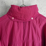 ラコステ 1990's ヴィンテージ ナイロンプルオーバー アノラックパーカー ピンク - NEWSED