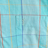 1990's Cassandra Logo Check Shirt - NEWSED