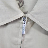 イヴ サンローラン 1990's ヴィンテージ カサンドラロゴ YSLロゴ 裏地ロゴ ブルゾン カーキベージュ - NEWSED