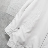 イヴ サンローラン 1990's ヴィンテージ YSLロゴ 刺繍 リバーシブル ナイロンジャケット ブルゾン オフホワイト / ブラック - NEWSED