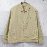 イヴ サンローラン 1990's ヴィンテージ カサンドラロゴ YSLロゴ 裏地ロゴ ブルゾン カーキベージュ - NEWSED