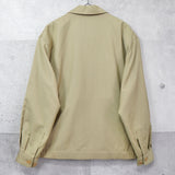 イヴ サンローラン 1990's ヴィンテージ カサンドラロゴ YSLロゴ 裏地ロゴ ブルゾン カーキベージュ - NEWSED