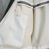 イヴ サンローラン 1990's ヴィンテージ YSLロゴ ブルゾン カバーオール コート ホワイト/ダークネイビー - NEWSED