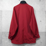 イヴサンローラン 1990's ヴィンテージ リバーシブル YSLロゴ ナイロンジャケット ブルゾン レッド / ブラック - NEWSED