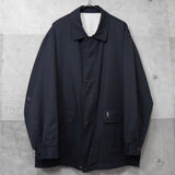 イヴ サンローラン 1990's ヴィンテージ YSLロゴ 刺繍 リバーシブル ナイロンジャケット ブルゾン オフホワイト / ブラック - NEWSED