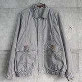 イヴ サンローラン 1990's ヴィンテージ YSLロゴ ブルゾン ホワイトグレー - NEWSED
