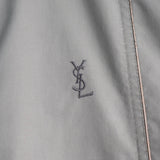 イヴ サンローラン 1990's ヴィンテージ YSLロゴ ブルゾン ホワイトグレー - NEWSED