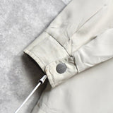 イヴ サンローラン 1990's ヴィンテージ YSLロゴ 刺繍 リバーシブル ナイロンジャケット ブルゾン カーキ / ベージュ - NEWSED