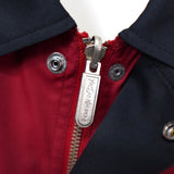 イヴ サンローラン1990's ヴィンテージ YSLロゴ 刺繍 リバーシブル ナイロンジャケット ブルゾン レッド / ホワイト - NEWSED