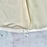 イヴ サンローラン 1990's ヴィンテージ カサンドラロゴ YSLロゴ 刺繍 ブルゾン アイボリー - NEWSED