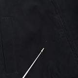 イヴ サンローラン 1990's ヴィンテージ リバーシブル YSLロゴ スエード調 ブルゾン ブラック チェック柄 - NEWSED