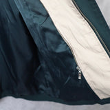 イヴ サンローラン 1990's ヴィンテージ YSLロゴ 刺繍 リバーシブル ナイロンジャケット ブルゾン グリーン - NEWSED