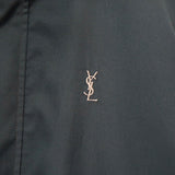 イヴ サンローラン 1990's ヴィンテージ YSLロゴ 刺繍 リバーシブル ナイロンジャケット ブルゾン グリーン - NEWSED