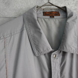 イヴ サンローラン 1990's ヴィンテージ YSLロゴ ブルゾン ホワイトグレー - NEWSED