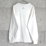 イヴ サンローラン 1990's ヴィンテージ スウェット YSLロゴ 刺繍 ホワイト - NEWSED