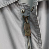 イヴ サンローラン 1990's ヴィンテージ YSLロゴ ブルゾン ホワイトグレー - NEWSED