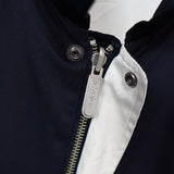 イヴ サンローラン 1990's ヴィンテージ YSLロゴ 刺繍 リバーシブル ナイロンジャケット ブルゾン オフホワイト / ブラック - NEWSED