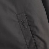 イヴ サンローラン 1990's YSLロゴ 中綿ジャケット ブルゾン スモーキーブラウン - NEWSED