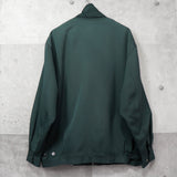 イヴ サンローラン 1990's ヴィンテージ YSLロゴ 刺繍 リバーシブル ナイロンジャケット ブルゾン グリーン - NEWSED