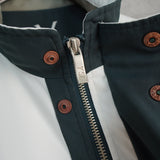 イヴ サンローラン 1990's ヴィンテージ YSLロゴ ブルゾン カバーオール コート ホワイト/ダークネイビー - NEWSED